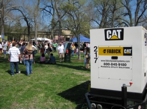 generating electricity at earth day