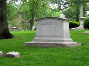 augustine gravesite bellefontaine cemetery