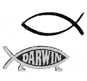 Jesus Fish versus Darwin 