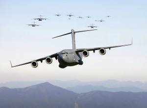 Boeing C-17. We are buying these instead of food for children, even though we don't need them. We are buying them to help out the struggling Boeing Corporation.