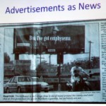 Advertisement as news