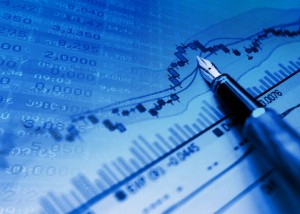 chart financial blue dreamstime tiero