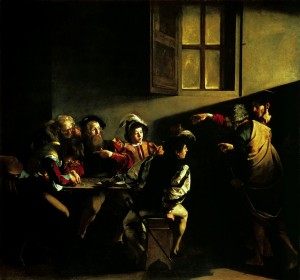 Caravaggio La vocazione di San Matteo1