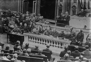 Woodrow Wilson addressing Congress LOC