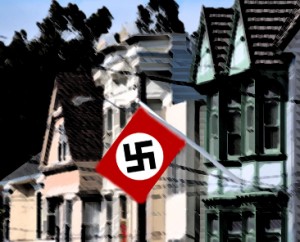 Swastika in neighborhood