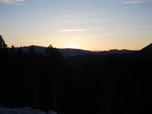 Colorado sunset no changes